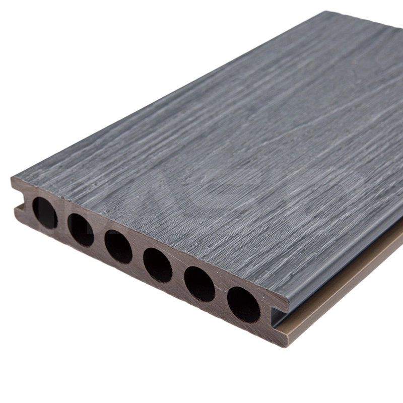 Korrosions- und schädlingssichere Co-Extrusions-Terrassendiele aus Verbundwerkstoff, 140 mm x 23 mm