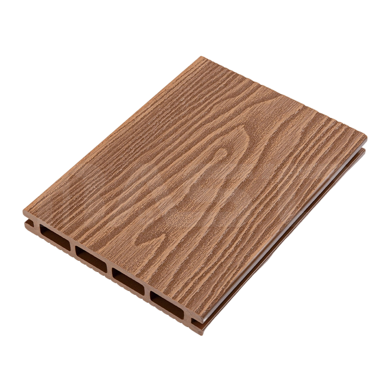 Rutschfeste, langlebige, UV-beständige 3D-Terrassendiele aus Verbundwerkstoff mit tiefer Prägung, 146 mm x 21 mm