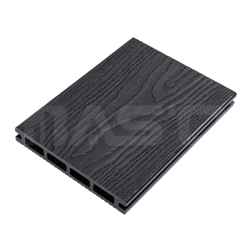 Rutschfeste, langlebige, UV-beständige 3D-Terrassendiele aus Verbundwerkstoff mit tiefer Prägung, 146 mm x 21 mm
