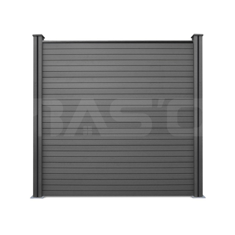 WPC-Zaunpfosten- und Paneel-Set