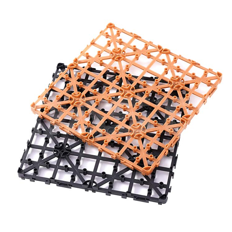 DIY ineinandergreifende Kunststoffbasis für Bodenbeläge 30 cm x 30 cm